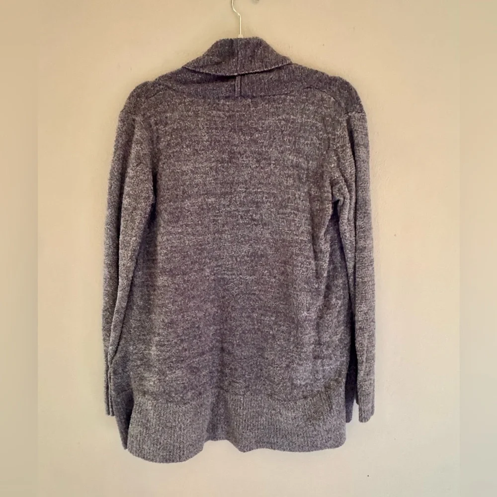 Barefoot Dreams Bamboo Chic Lite Circle Cardigan Pocketed Women's Medium Gray - Picture 7 of 8